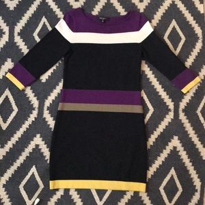 NWOT Nine West Striped Sweater Dress